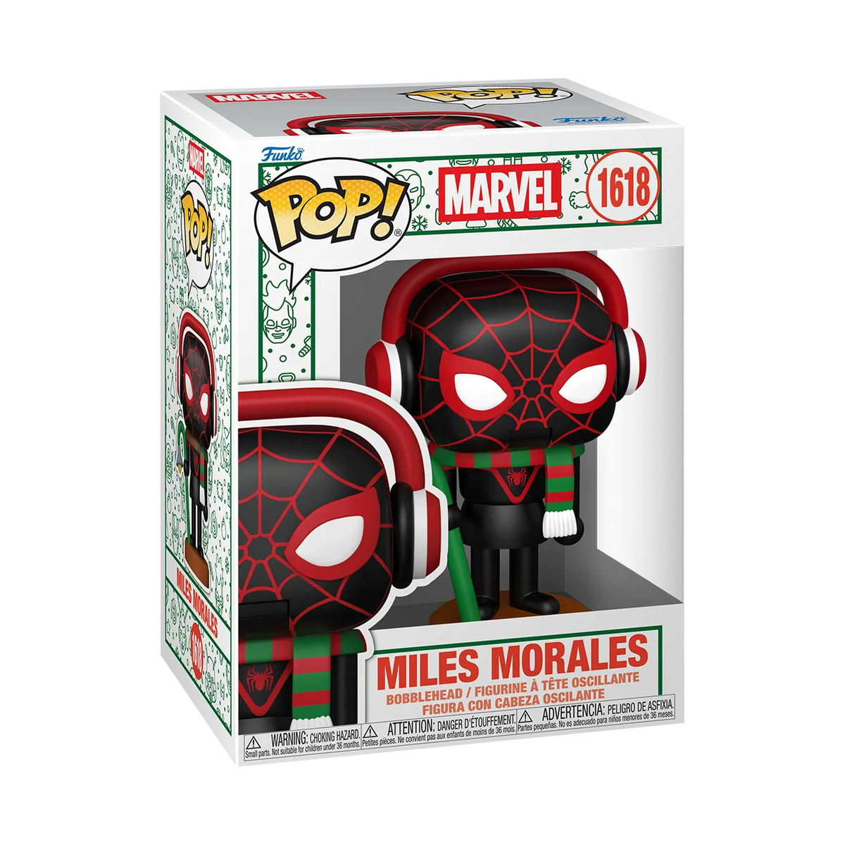 Marvel Holiday Miles Morales Nutcracker Funko Pop! #1618 - Funko - Funko Pops - Common - Marvel