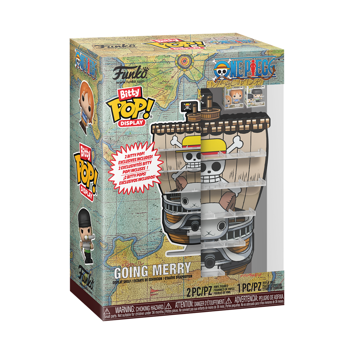 One Piece Going Merry Bitty Pop! Display - Funko - Funko Pops - Common - Anime
