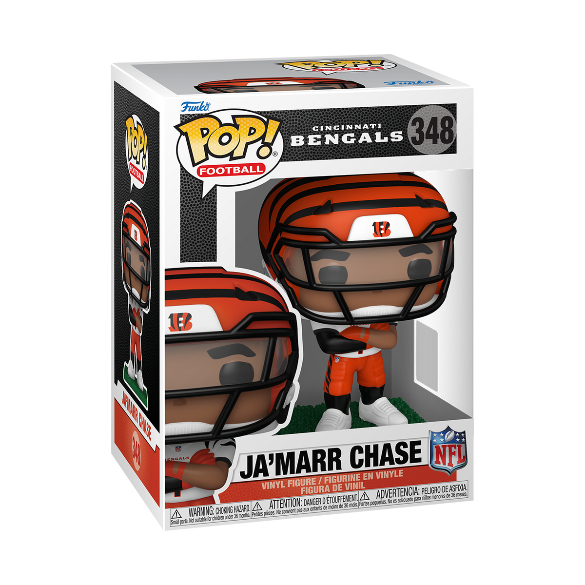 NFL Cincinnati Bengals Ja’Marr Chase Pop! #348 - Funko - Funko Pops