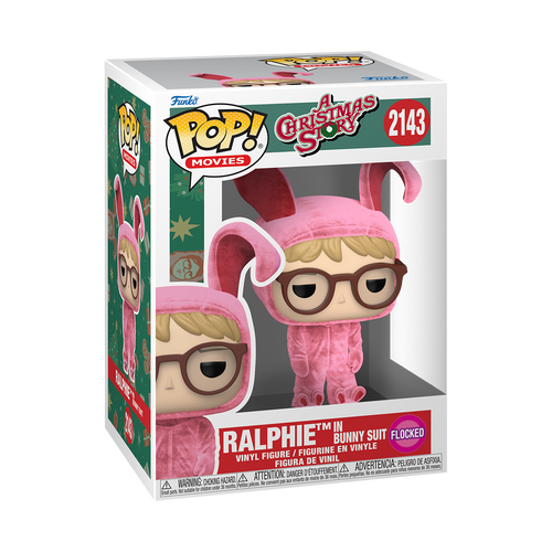 A Christmas Story Ralphie in Bunny Suit Flocked Funko Pop! #2143