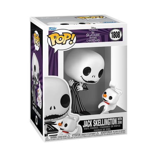 Disney The Nightmare Before Christmas Jack Skellington with Zero Pop! #1808