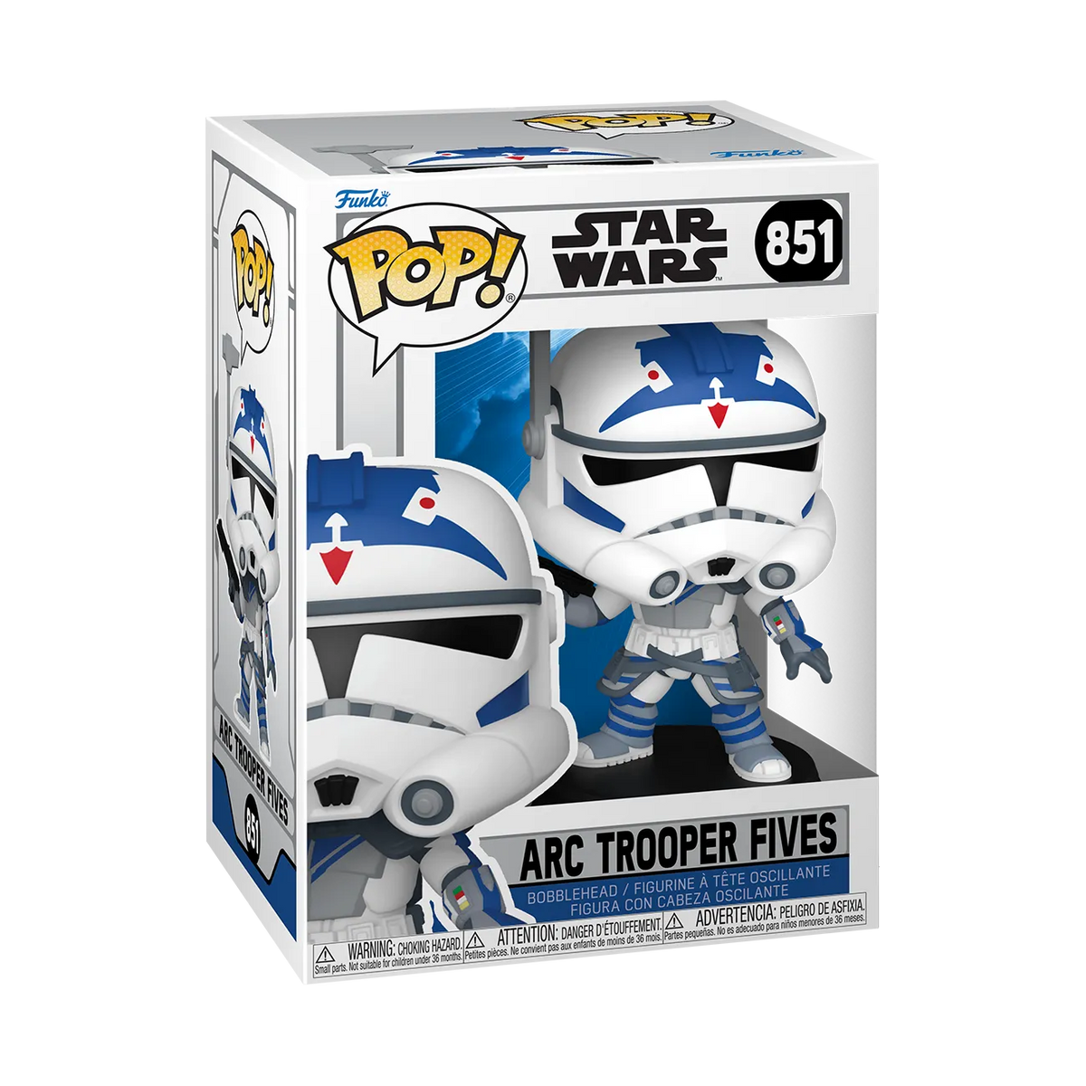 Star Wars: The Clone Wars ARC Trooper Fives Pop! #851 - Funko - Funko Pops - Common - Star Wars