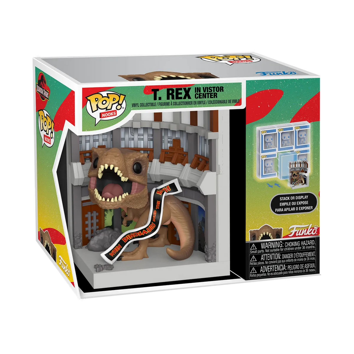 Jurassic Park T. Rex in Visitor Center Funko Pop! Nooks - Funko - Funko Pops - Common