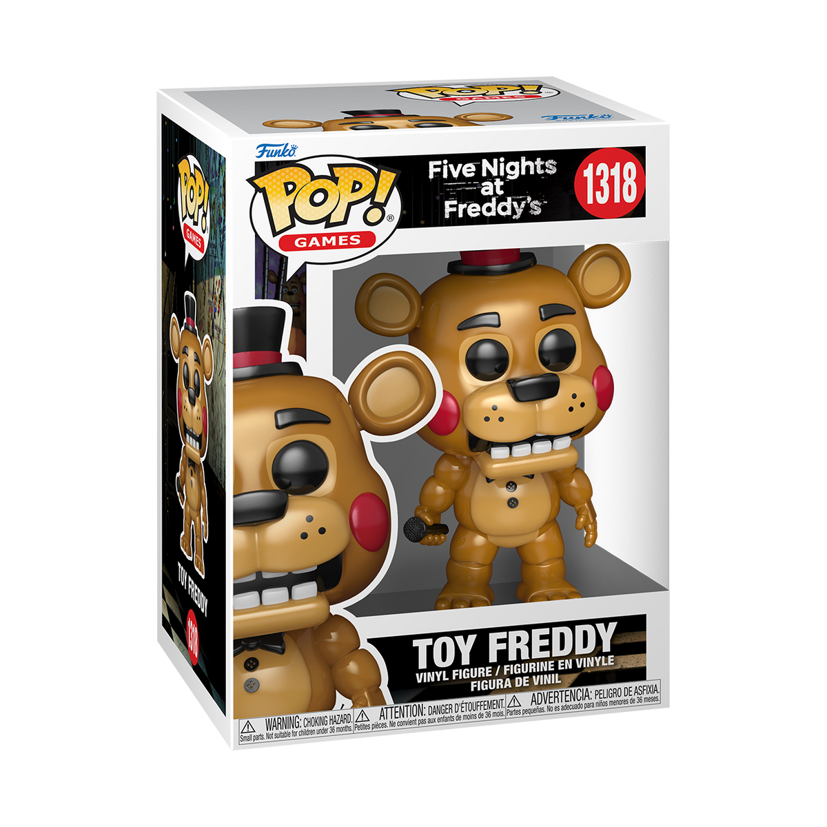 Five Nights at Freddy's Toy Freddy Pop! #1318 - Funko - Funko Pops - Common - Games