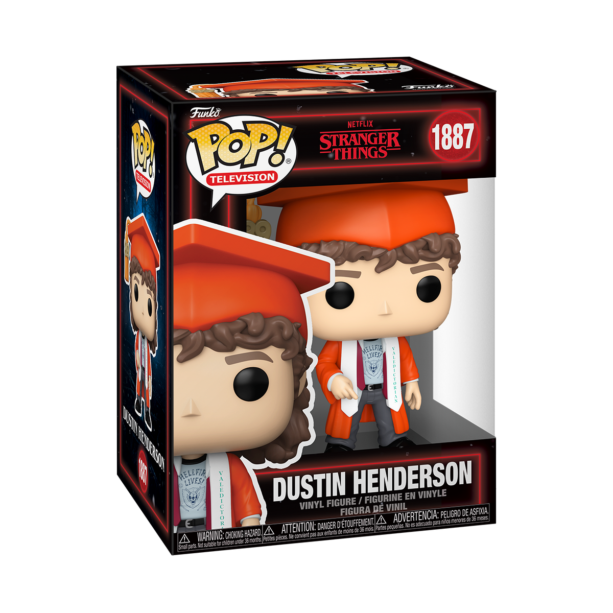 STRANGER THINGS DUSTIN HENDERSON #1887 POP! - Funko - Funko Pops - Common - Television
