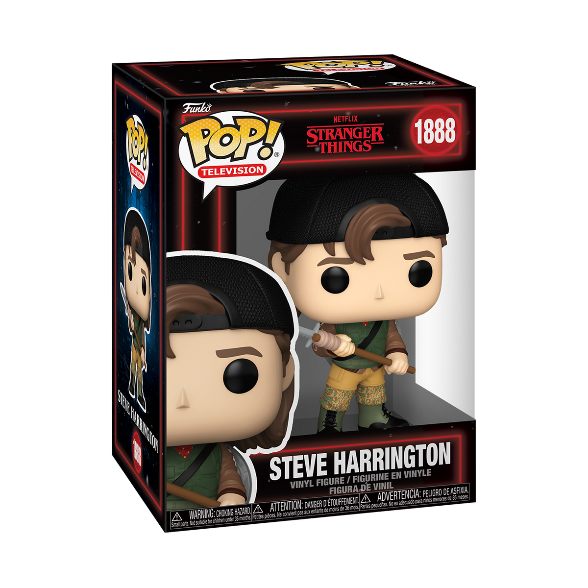 STRANGER THINGS STEVE HARRINGTON #1888 POP! - Funko - Funko Pops - Common - Television