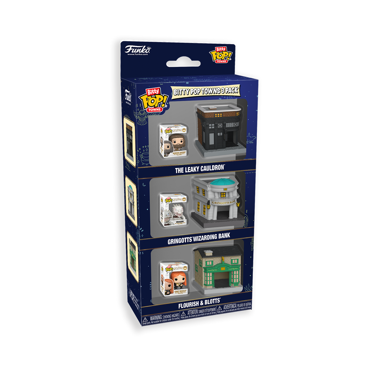 Harry Potter Diagon Alley Bitty Pop! Towns 3-Pack - Funko - Funko Minis