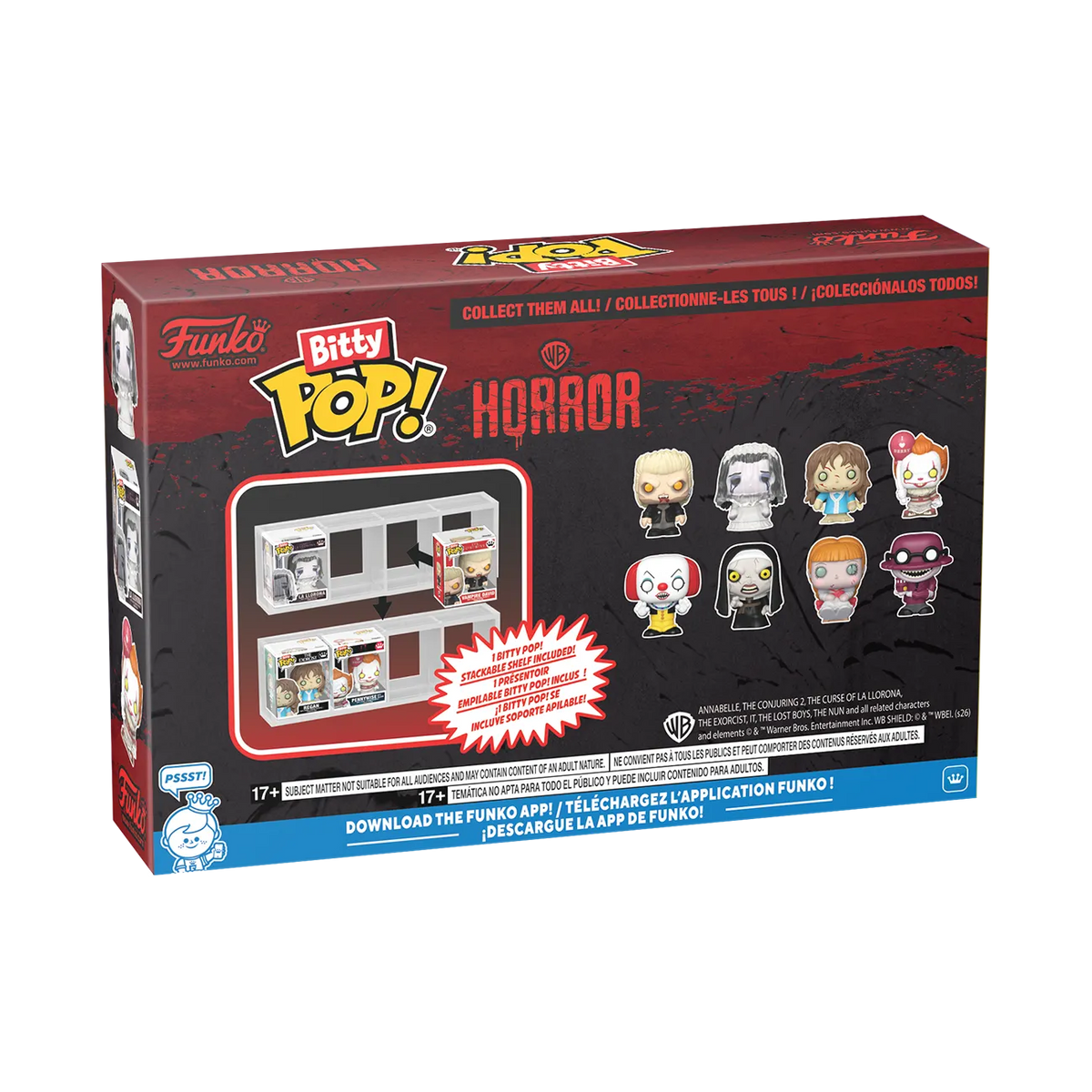 Warner Bros. Horror Bitty Pop! 4-Pack Series 1 (Vampire David) - Funko - Funko Minis