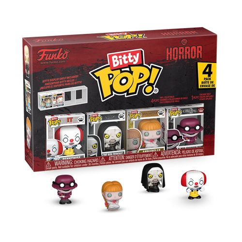 Warner Bros. Horror Bitty Pop! 4-Pack Series 2 (Pennywise)