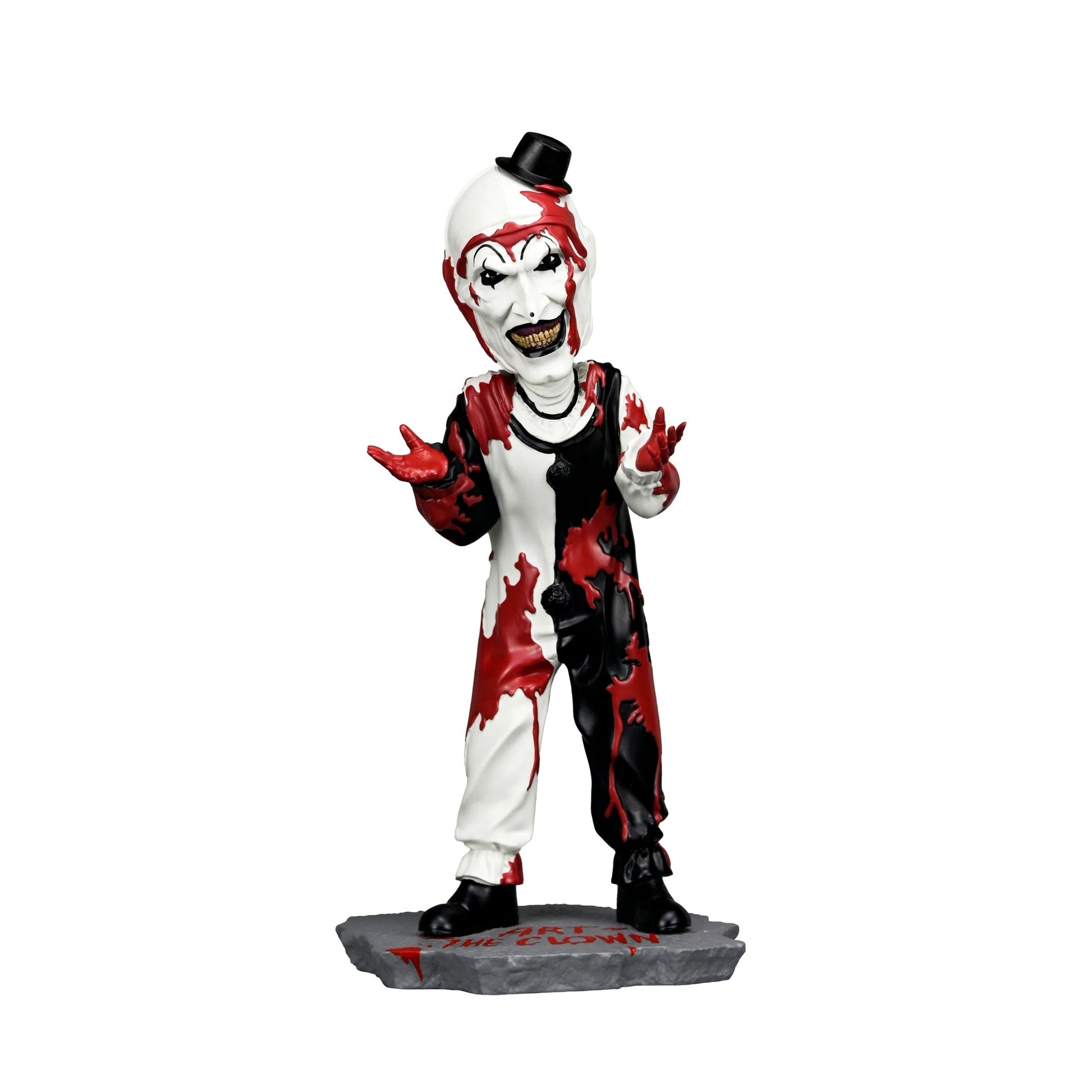 Terrifier – Art the Clown Head Knockers Art Statue by NECA