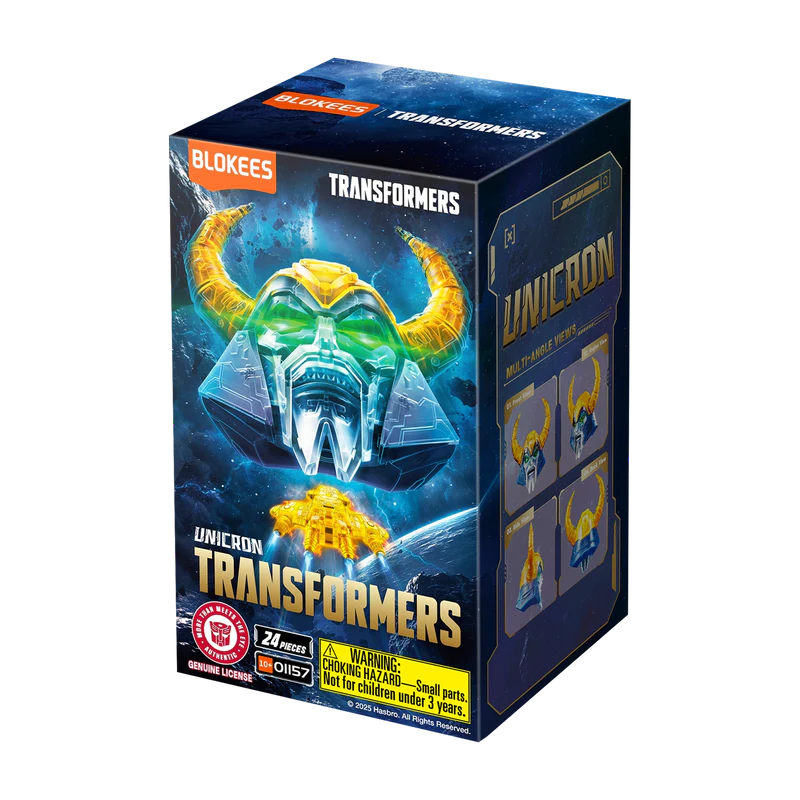 BLOKEES TRANSFORMERS UNICORN HEAD TRANSPARENT VERSION - Model Kits