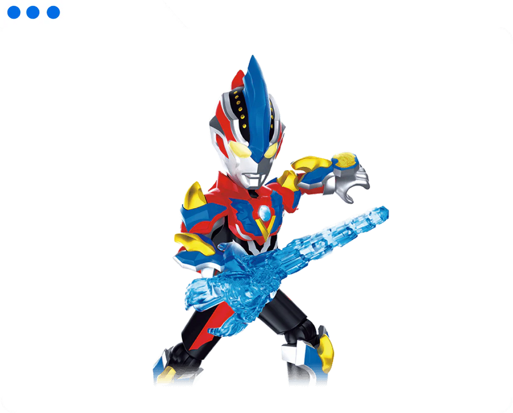 BLOKEES ULTRAMAN GALAXY VERSION 09: GLITTER GINGA BLIND BOX