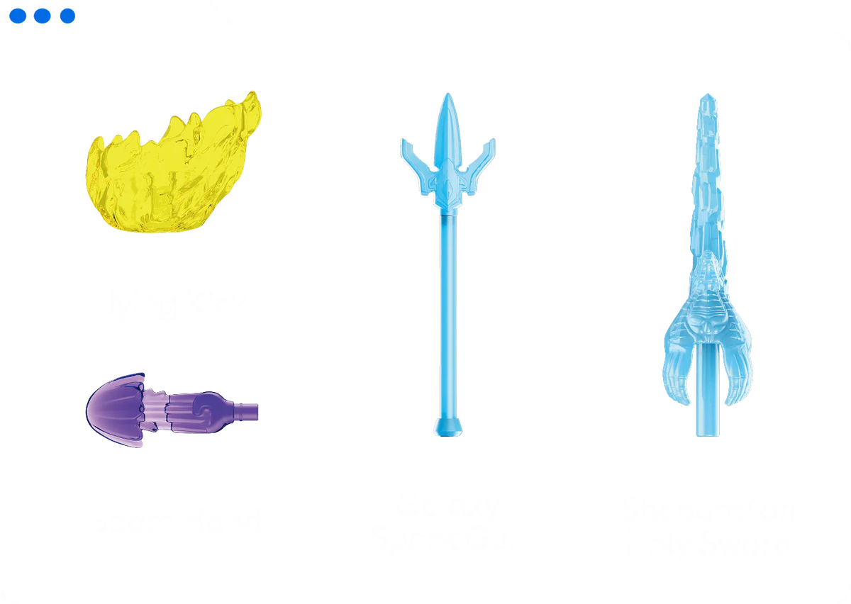 BLOKEES ULTRAMAN GALAXY VERSION 09: GLITTER GINGA BLIND BOX - Action Figures