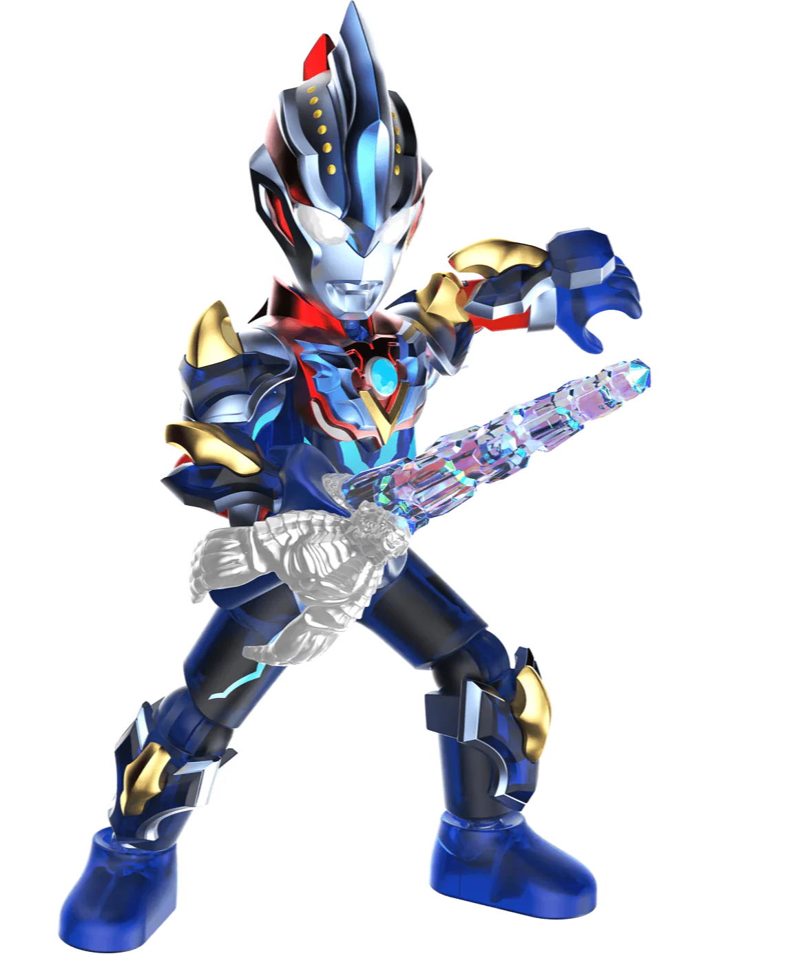 BLOKEES ULTRAMAN GALAXY VERSION 09: GLITTER GINGA BLIND BOX - Action Figures