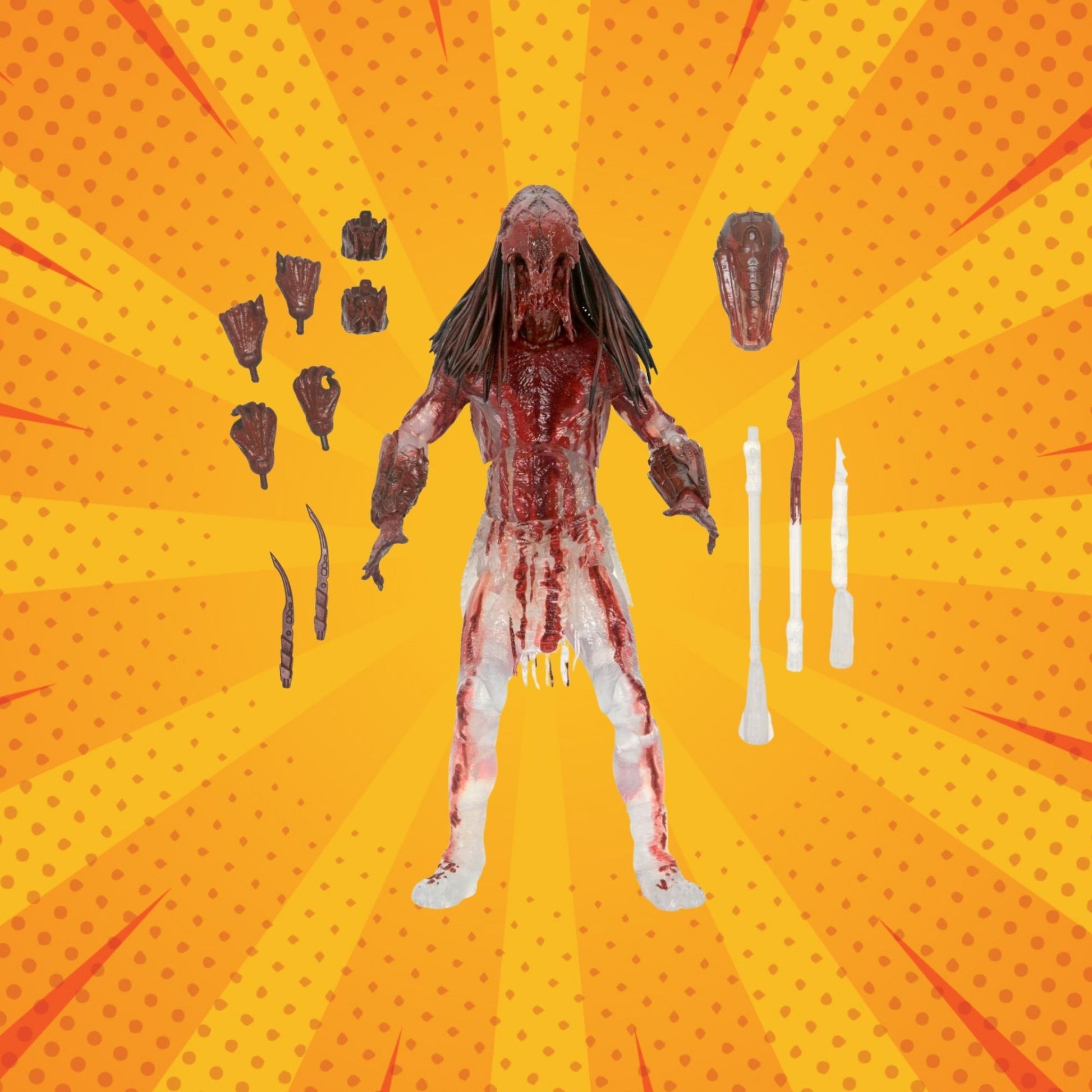 NECA PREY ULTIMATE BEAR BLOOD FERAL PREDATOR FIGURE