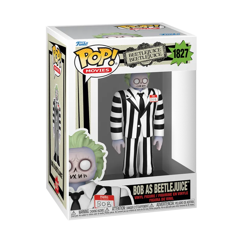 Beetlejuice Beetlejuice – Bob as Beetlejuice – Pop! Movies #1827