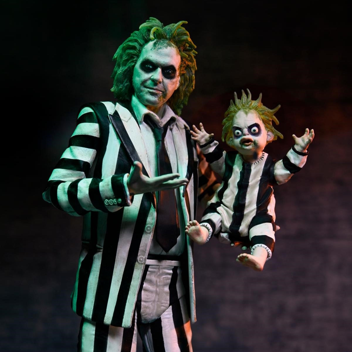 Beetlejuice – Ultimate Striped Suit Action Figure by NECA