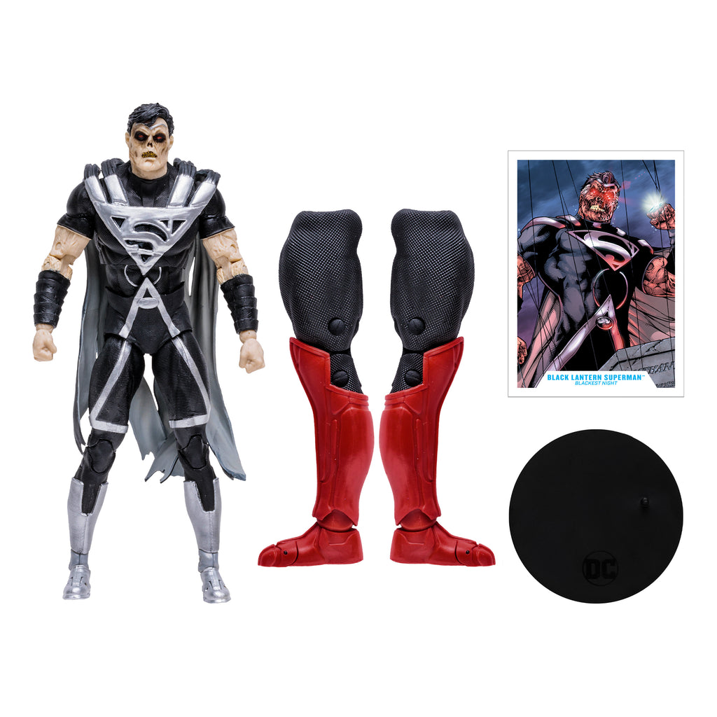 DC MULTIVERSE – SUPERMAN (BLACKEST NIGHT) 7" FIGURE BY MCFARLANE TOYS