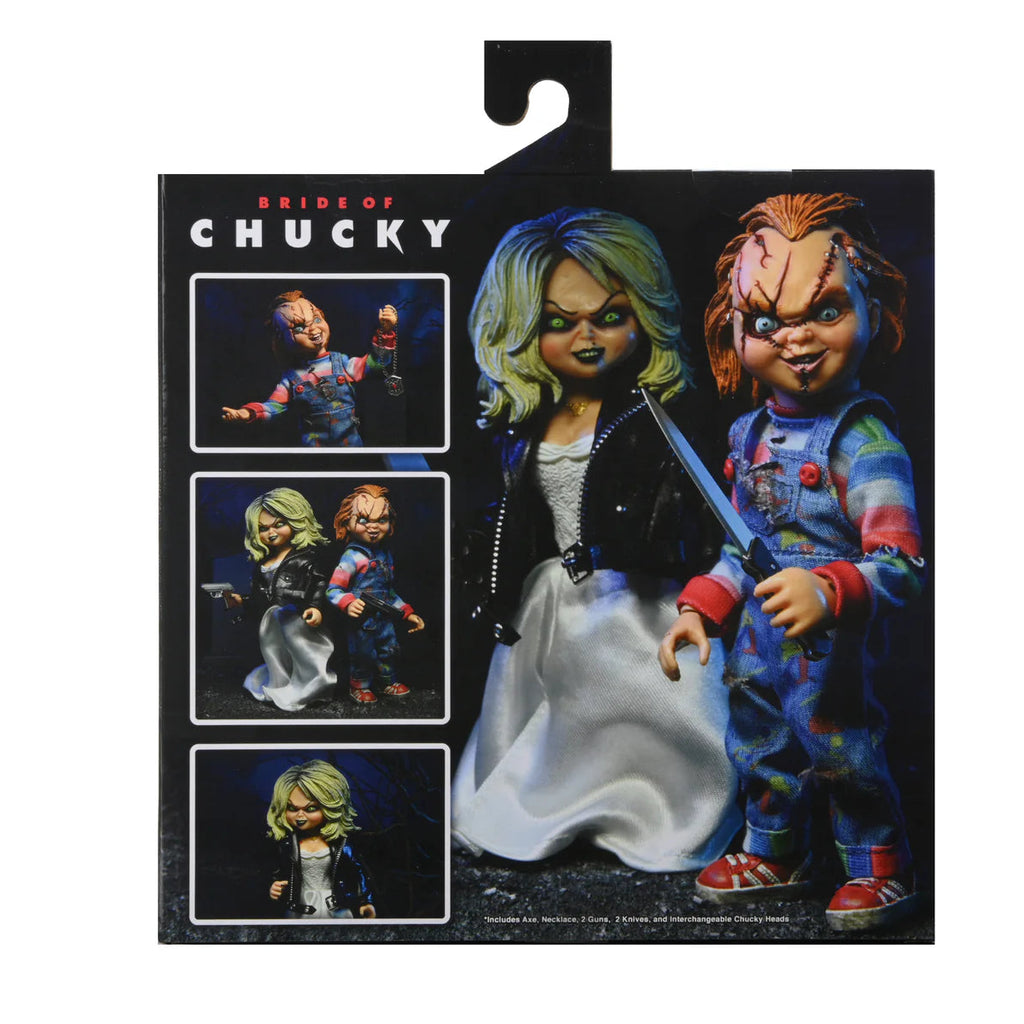 Chucky & Tiffany – Bride of Chucky – NECA 8" Clothed Figure 2-Pack