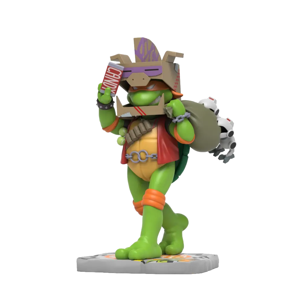 Michelangelo (Bebop Costume) – TMNT – Cowa-Boo-Nga Figure by Mighty Jaxx
