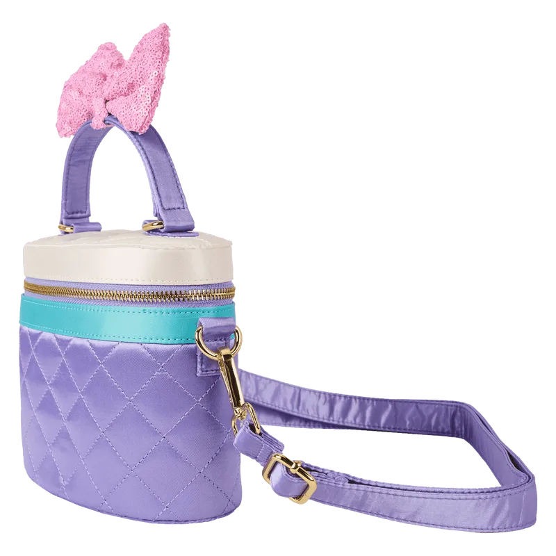 DISNEY DAISY DUCK QUILTED LOUNGEFLY CROSSBODY