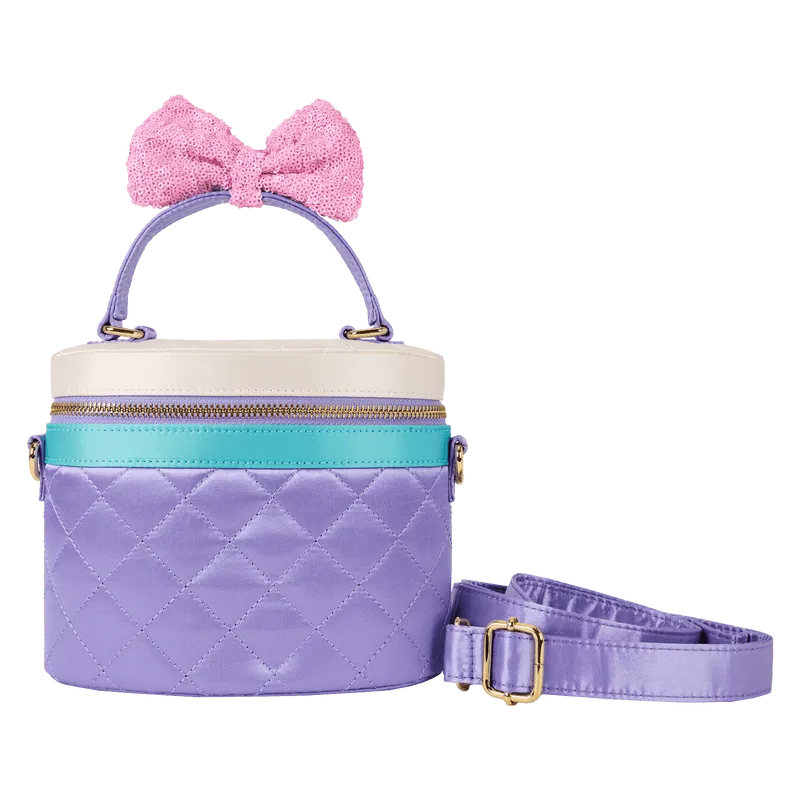 DISNEY DAISY DUCK QUILTED LOUNGEFLY CROSSBODY