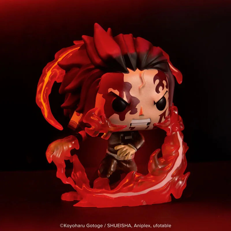 Demon Slayer – Tanjiro Kamado (Flaming Sword) – Funko Pop! Plus #2041 - Funko - Funko Pops - Common - Anime