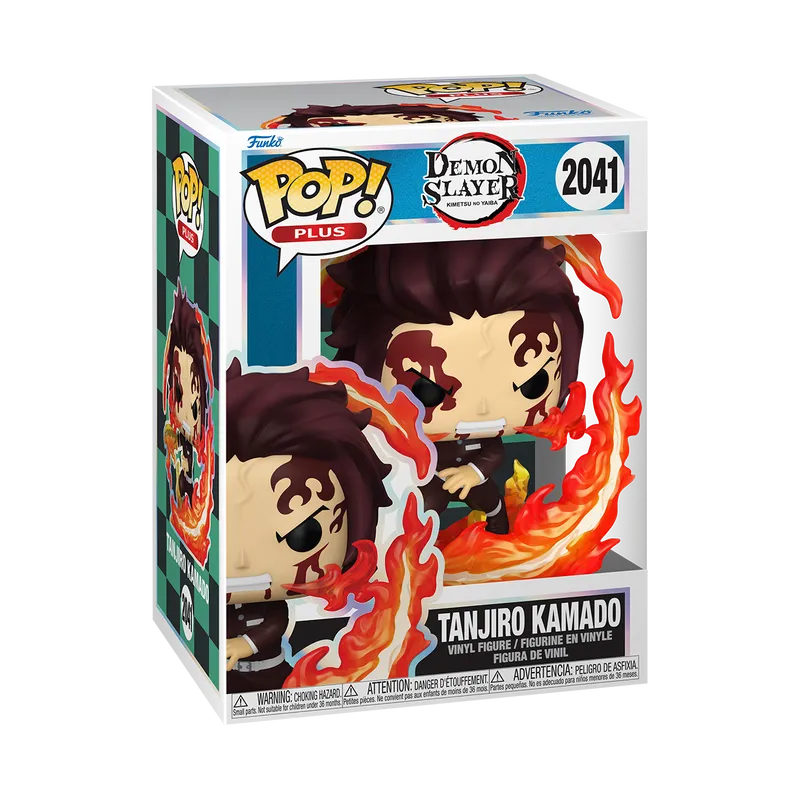 Demon Slayer – Tanjiro Kamado (Flaming Sword) – Funko Pop! Plus #2041