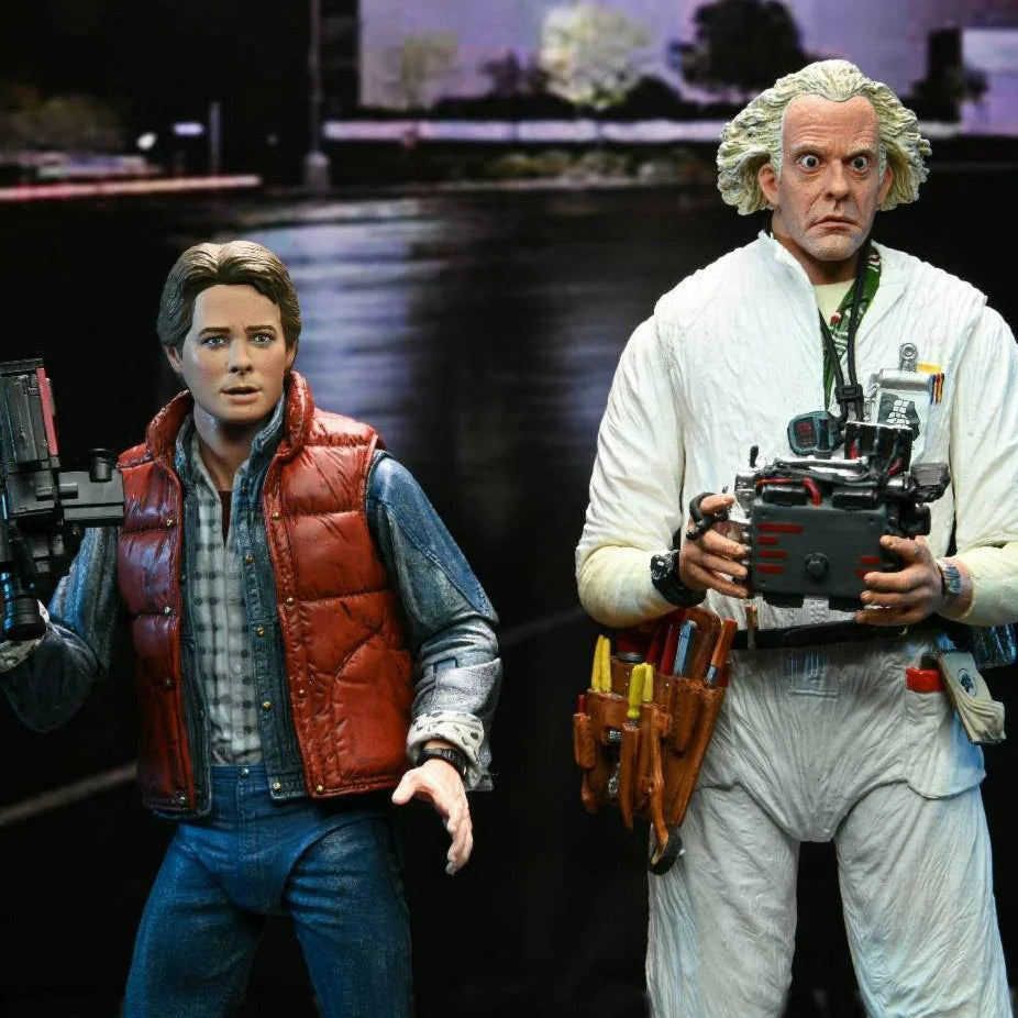 Back to the Future – Ultimate Doc Brown (1985 Radiation Suit) 7-Inch Action Figure by NECA