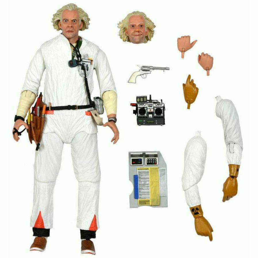 Back to the Future – Ultimate Doc Brown (1985 Radiation Suit) 7-Inch Action Figure by NECA