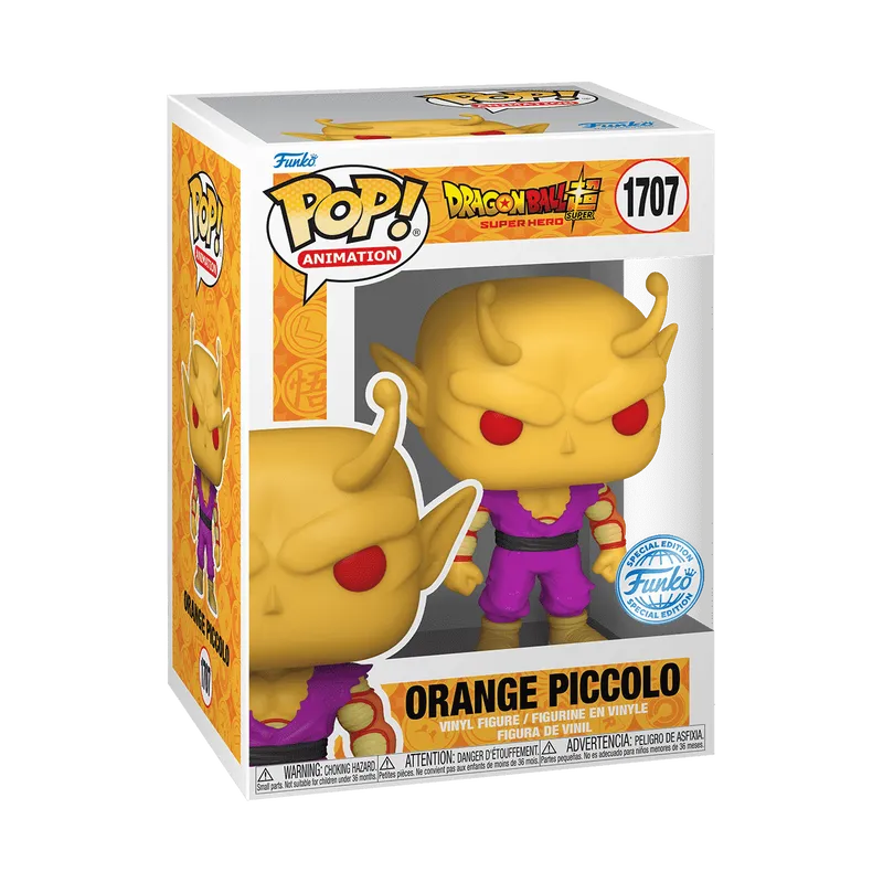 Funko Pop Figure of Orange Piccolo from Dragon Ball in box