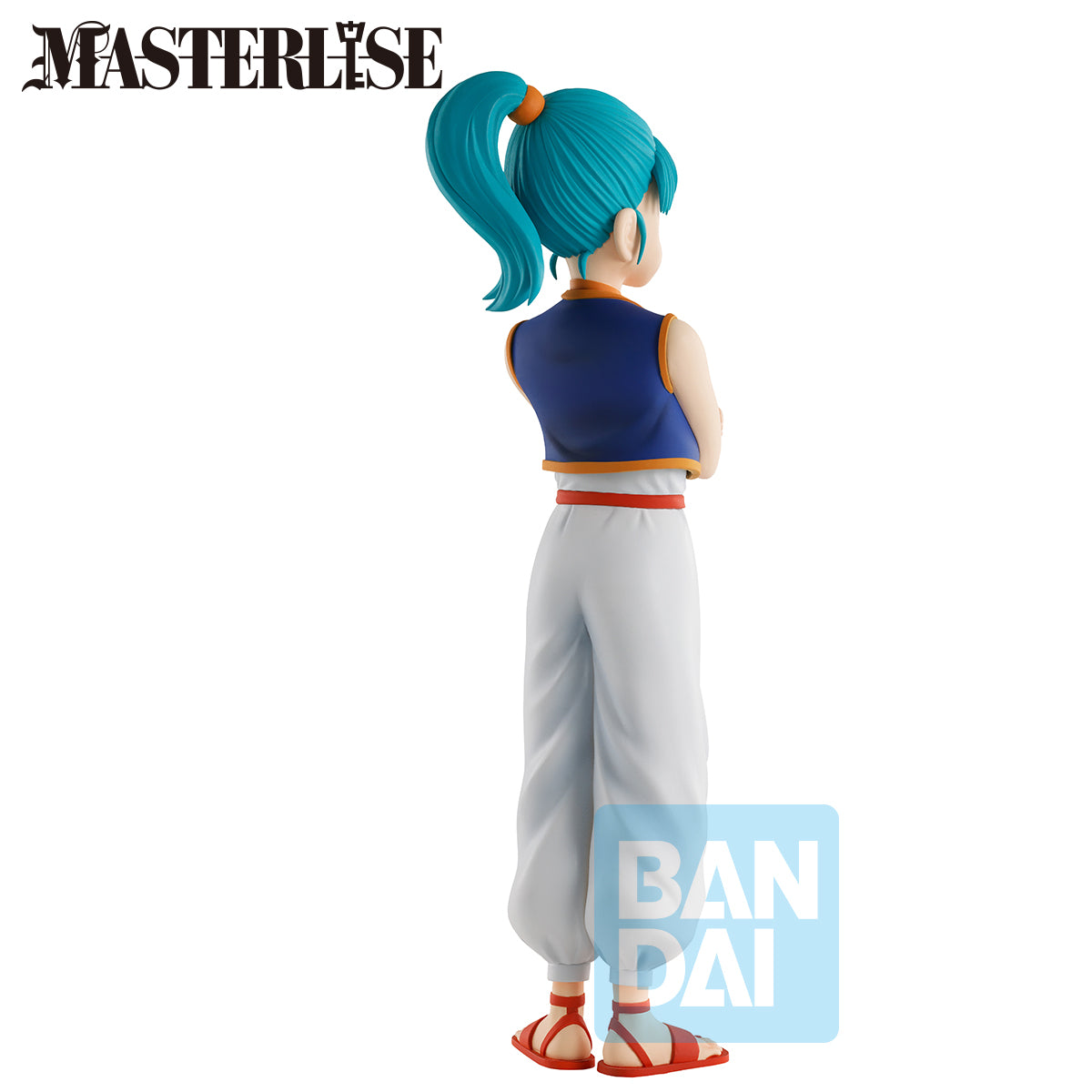 Bulma from Dragonball Figure by Bandai Rear View - Statue