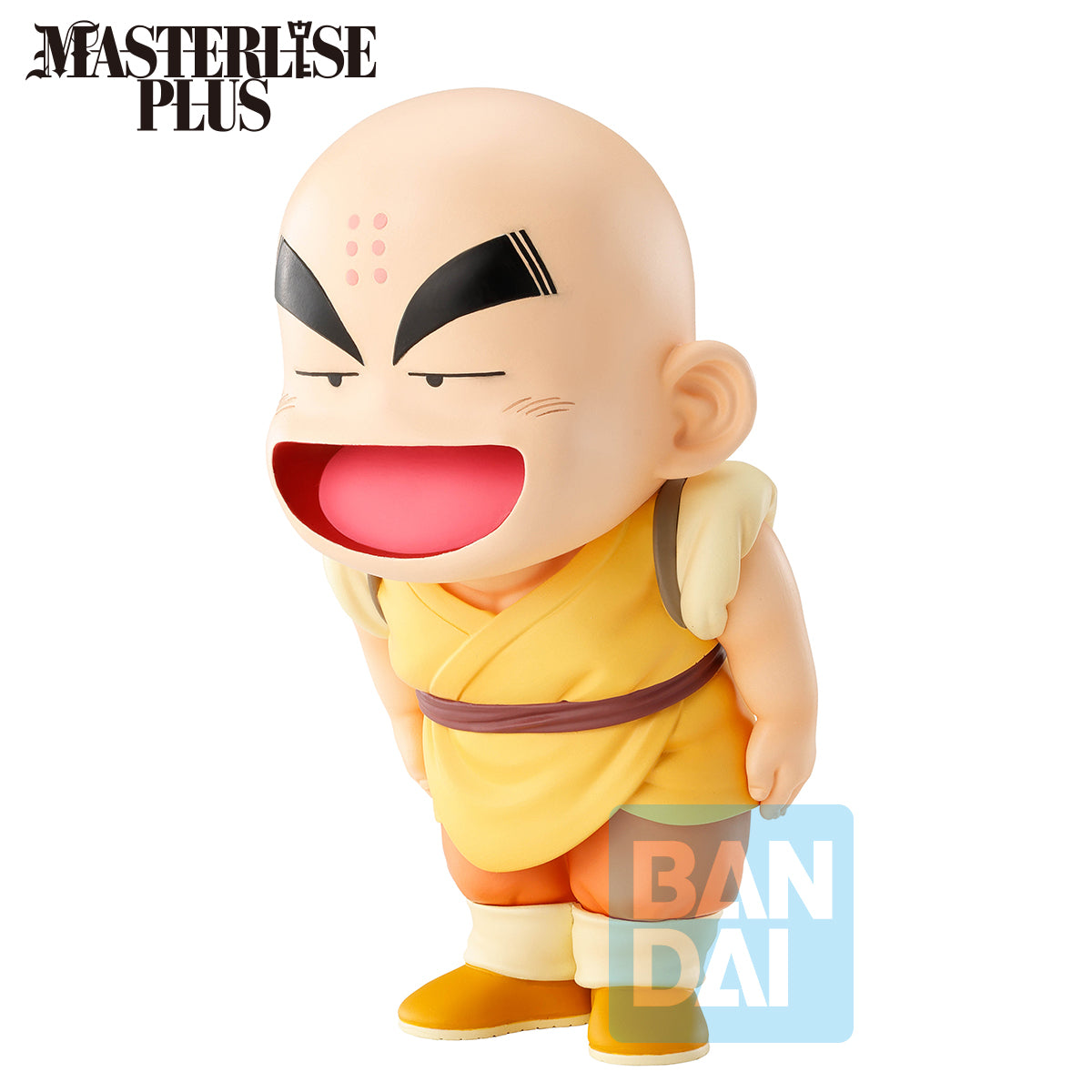 Krillin from Dragon Ball Figure by Bandai - Side View Left - Statue