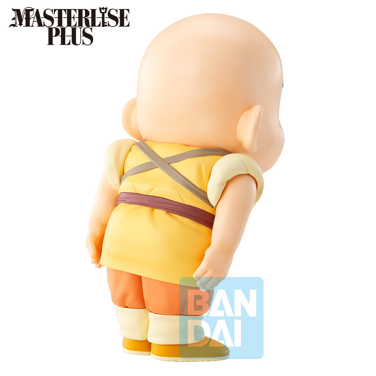 Krillin from Dragon Ball Figure by Bandai - Rear View - Statue
