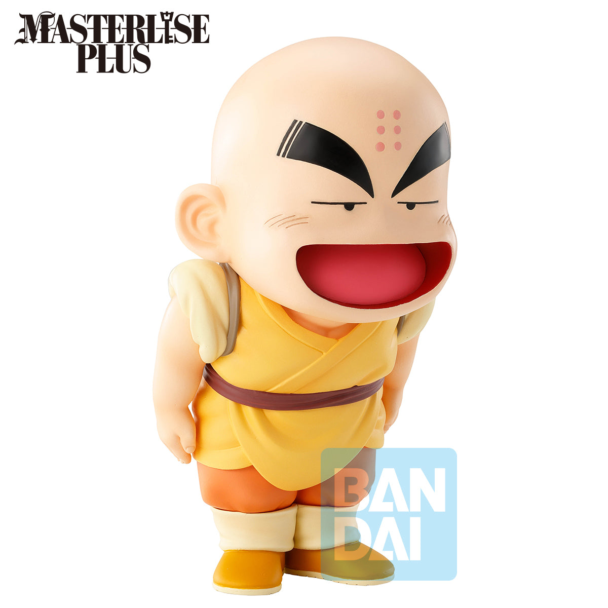 Krillin from Dragon Ball Figure by Bandai - Side View Right - Statue