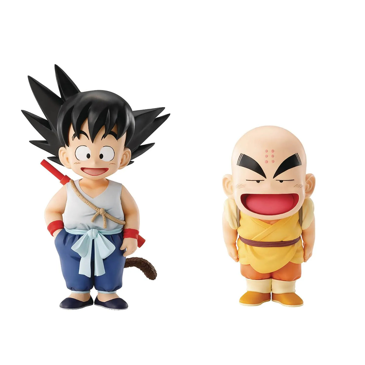 Gpku and Krillin from Dragon Ball Figures by Bandai
