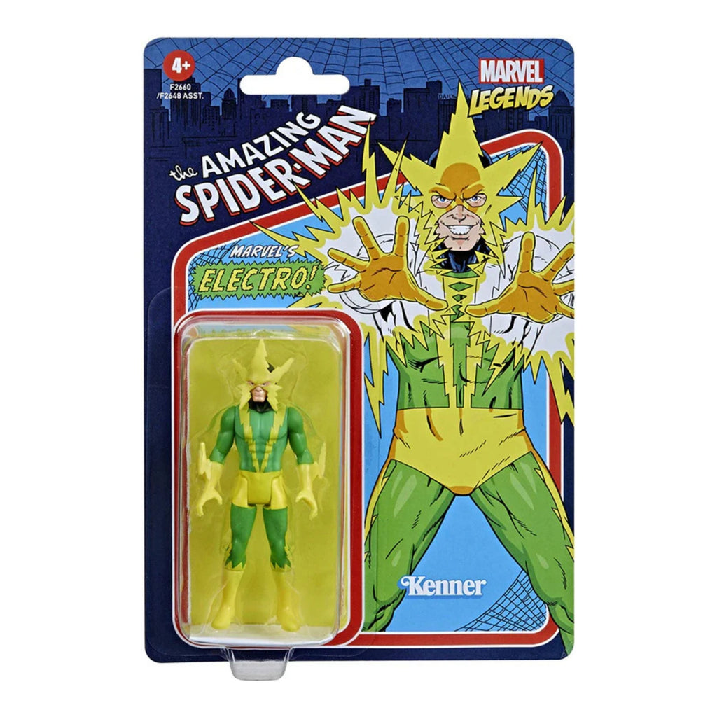 Marvel Legends Retro Packaging Electro | The Amazing Spider-Man | Hasbro