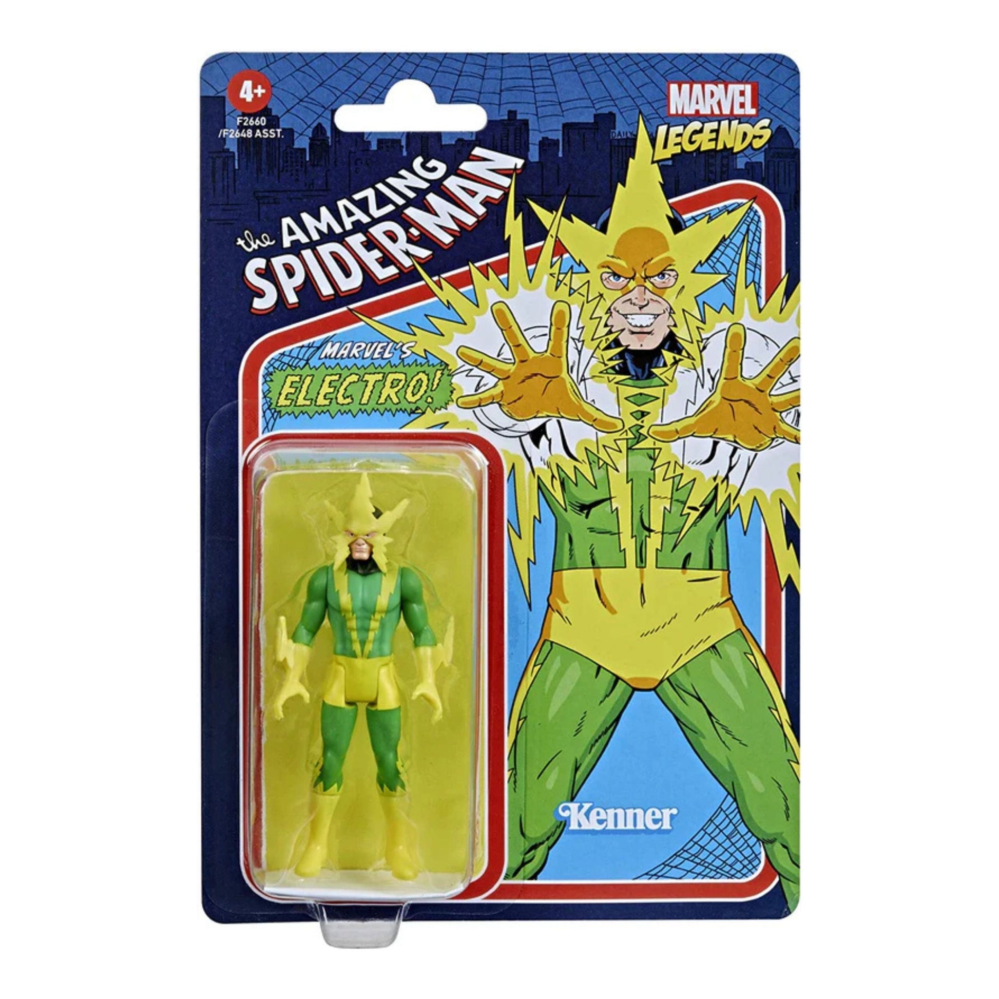 Marvel Legends Retro Packaging Electro | The Amazing Spider-Man | Hasbro