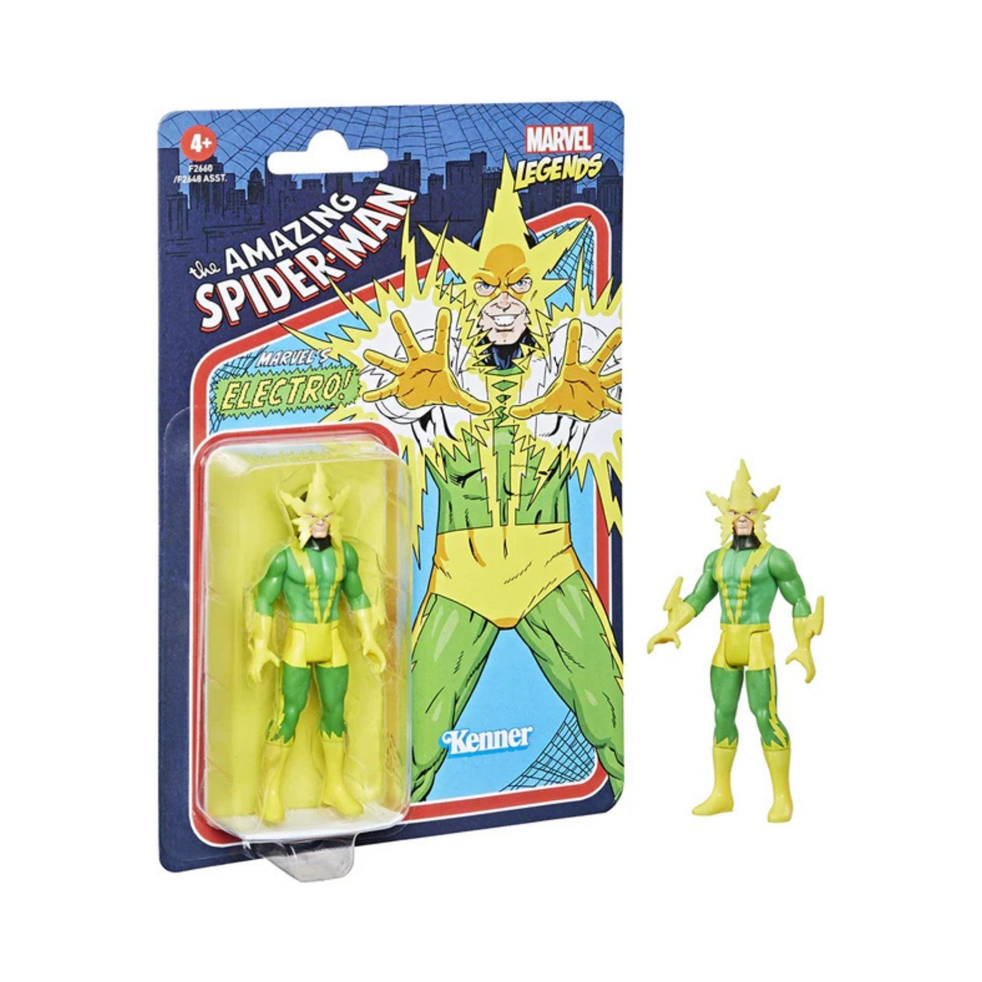 Marvel Legends Retro Packaging Electro | The Amazing Spider-Man | Hasbro