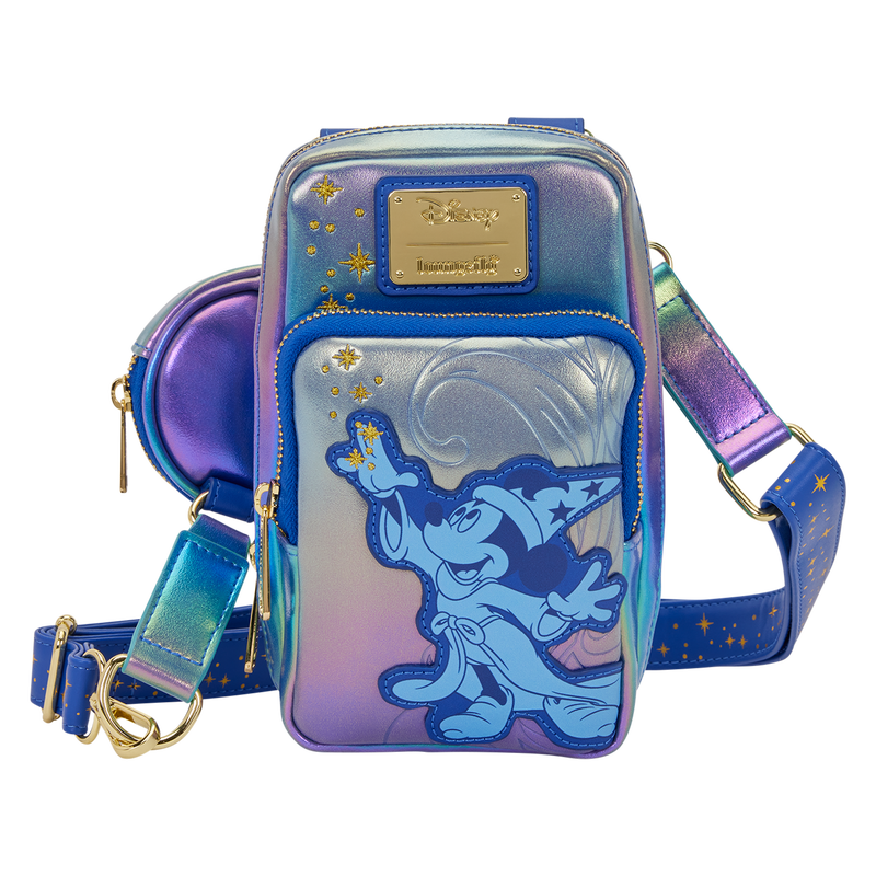 Sorcerer Mickey – Fantasia – Loungefly Cell Phone Crossbody with Coin Bag