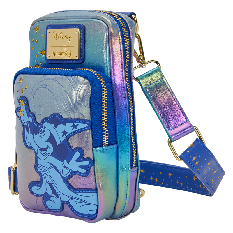 Sorcerer Mickey – Fantasia – Loungefly Cell Phone Crossbody with Coin Bag