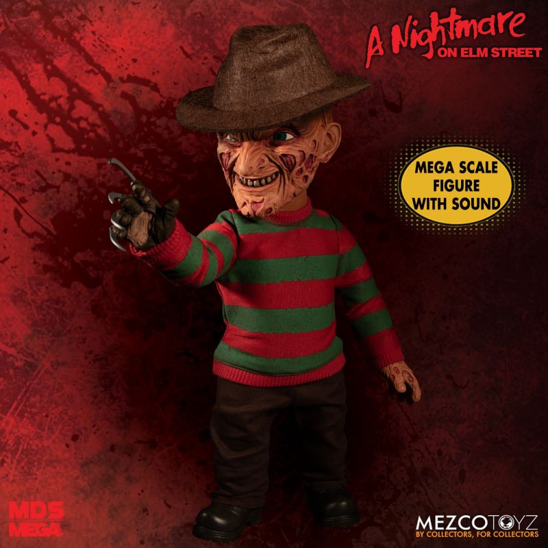 Freddy Krueger – MDS Mega Scale Talking Figure by Mezco Toyz - Toys