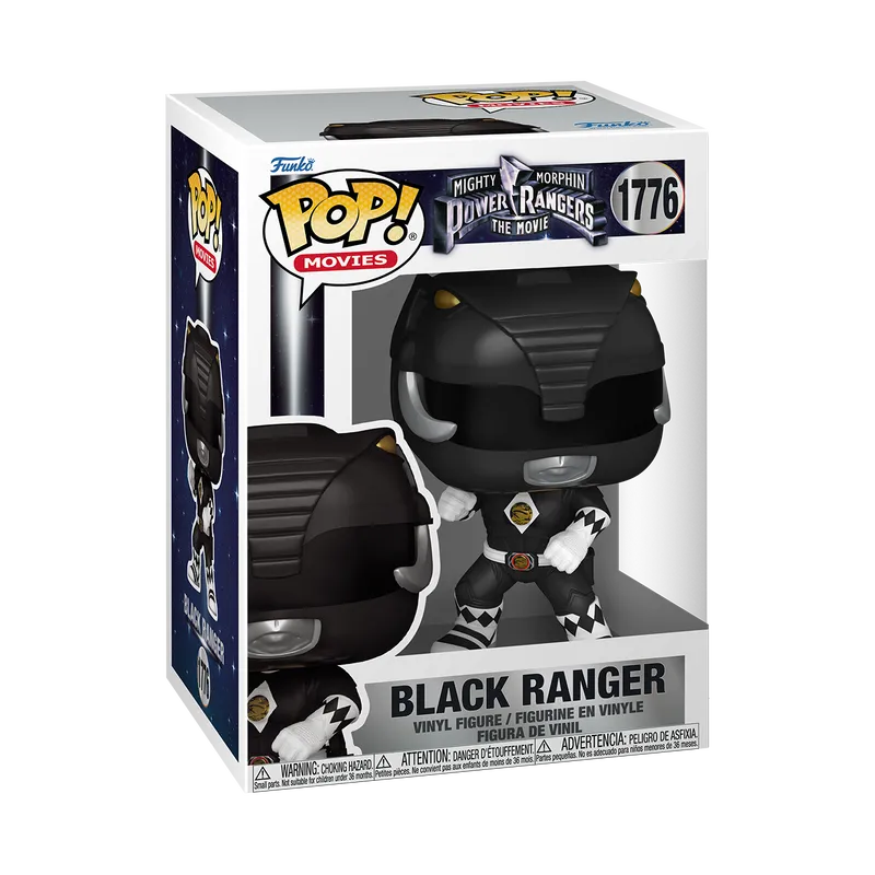 Black Ranger Funko Pop from the Mighty Morphin Power Rangers - in Box