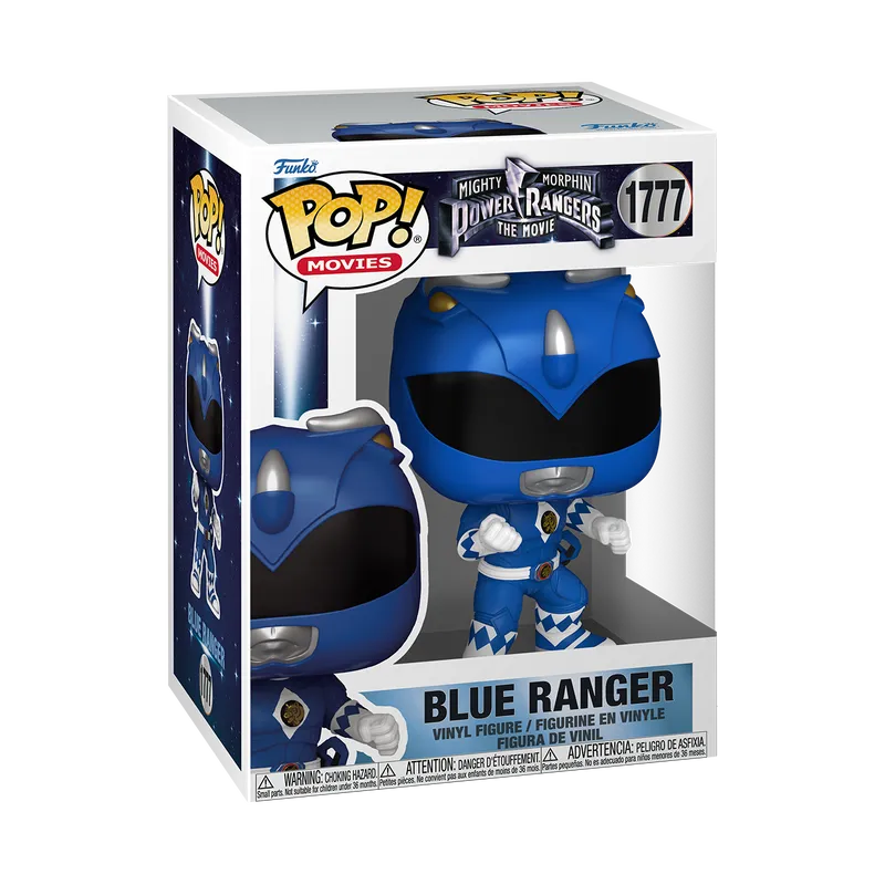 Funko Pop! Mighty Morphin Power Rangers – Blue Ranger #1777 (Movie Version)