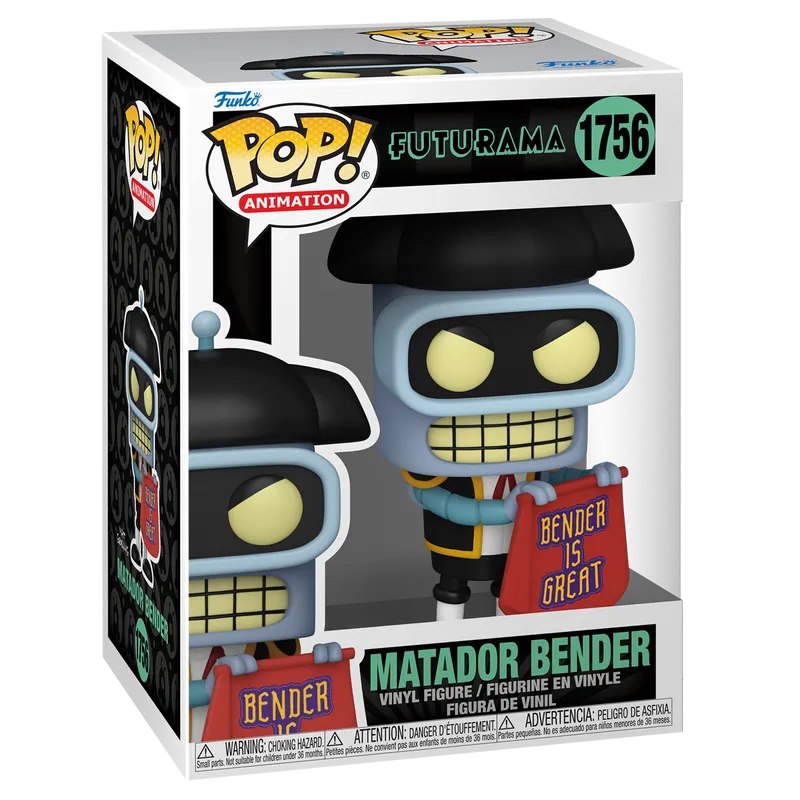 Futurama – Bender (Matador) – Funko Pop! #1756