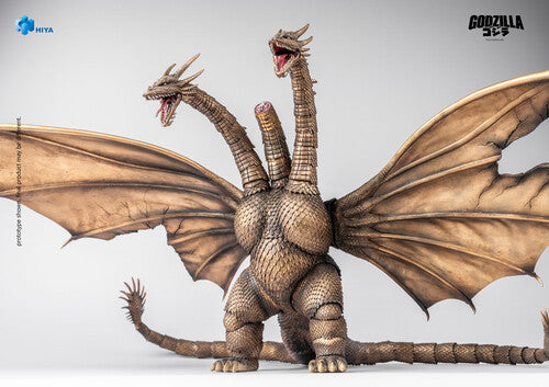 side view of a King Ghidorah figure with battle damage - Action Figures - Movies - Godzilla & Kong