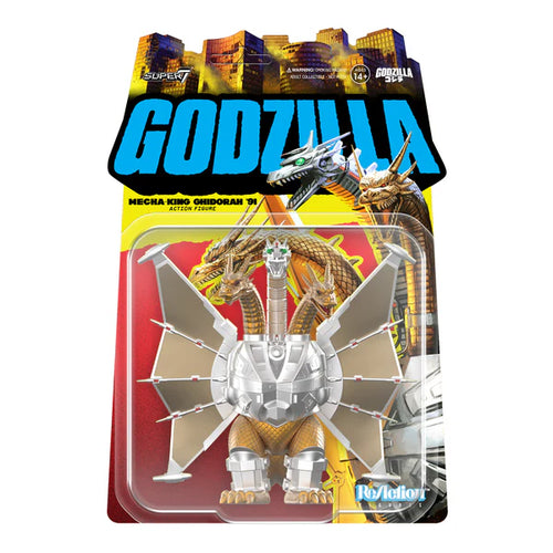 GODZILLA MECHA KING GHIDORAH SUPER 7 REACTION FIGURE