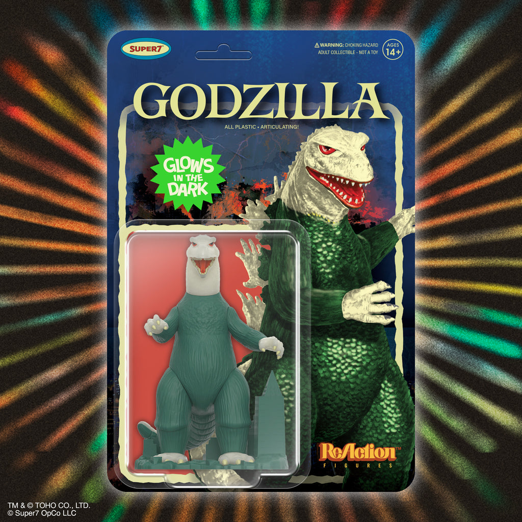 Godzilla (Glow-in-the-Dark) – Godzilla – Super7 ReAction Figure