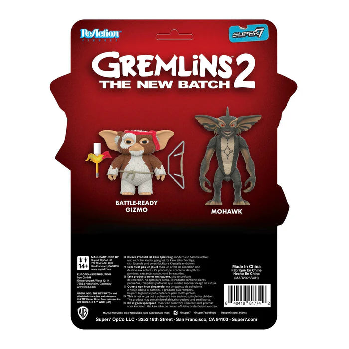 Gremlins 2 – Battle Ready Gizmo ReAction Figure by Super7