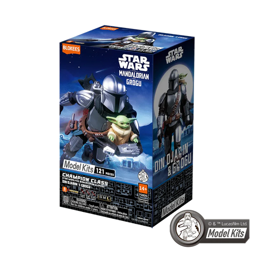 STAR WARS DIN DJARIN AND GROGU CHAMPION CLASS MODEL KIT